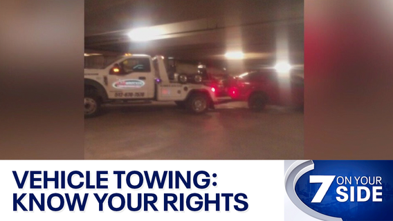Vehicle towing rights in Texas