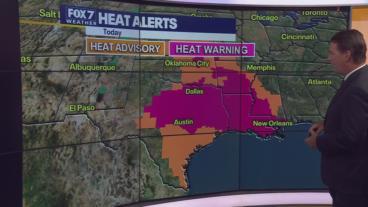 Austin weather: Hot with slight rain chance