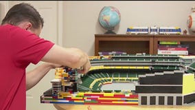 Target Field replica built out of Legos