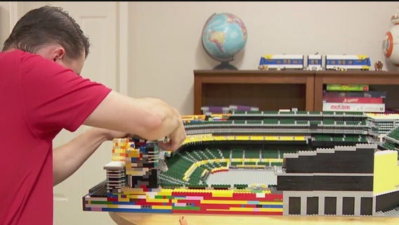 Target Field replica built out of Legos