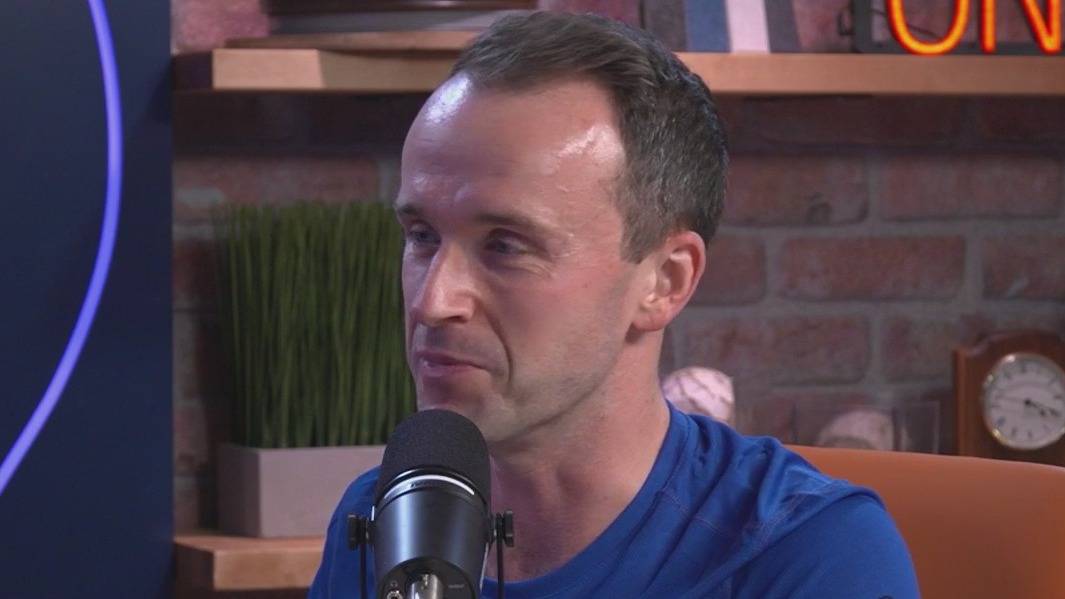 Dan DeBaun completes his 11th marathon at the Twin Cities Marathon