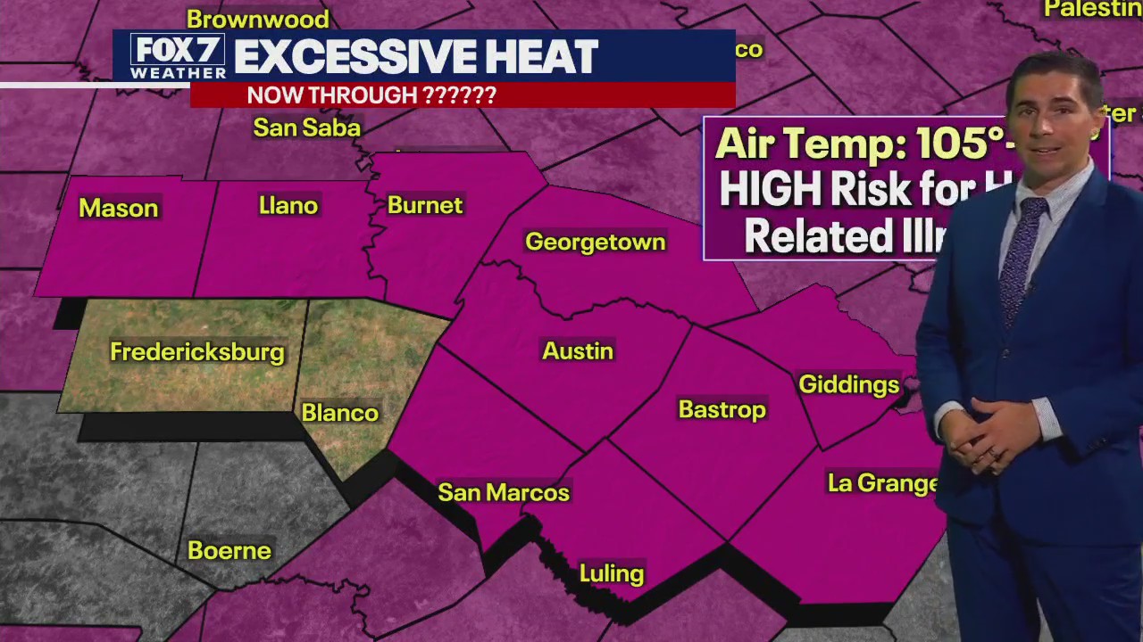 Austin weather: Excessive heat and fire risk