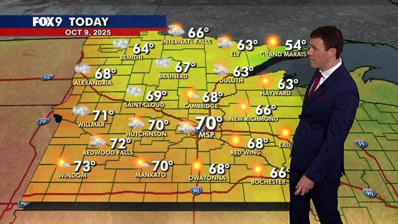MN weather: Warmer and breezy Thursday