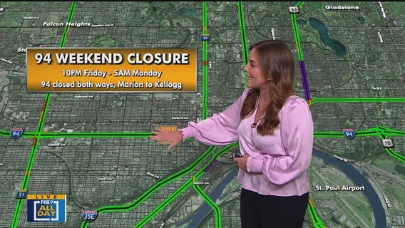 Minnesota weekend traffic closures