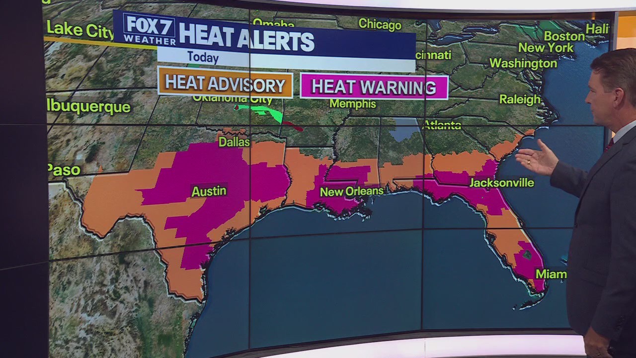 Austin weather: Triple digits roll on