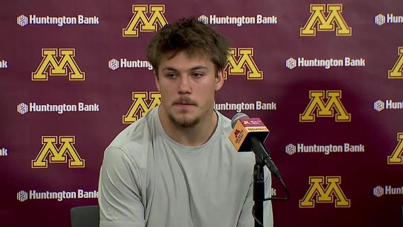 Gophers players react after 27-20 win over Purdue