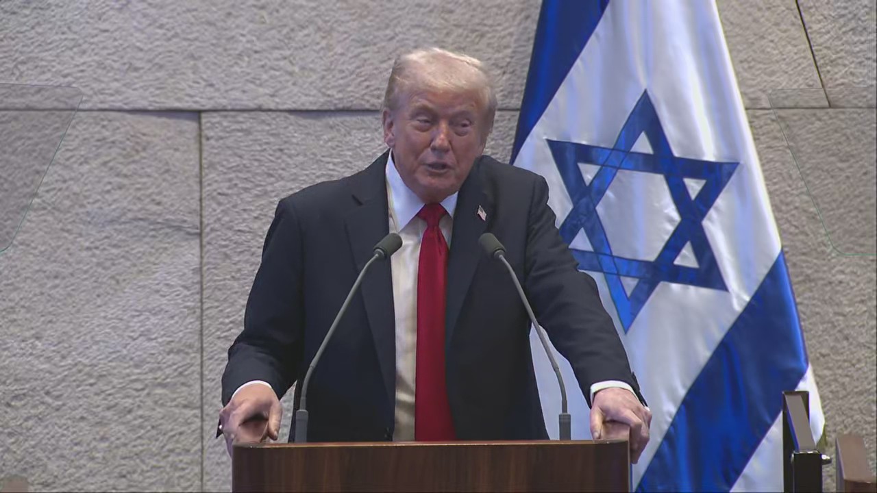 Pres. Trump in speech to Knesset: 'The hostages are back'