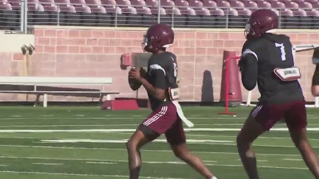 TXST football GJ Kinne speaks on quarterback