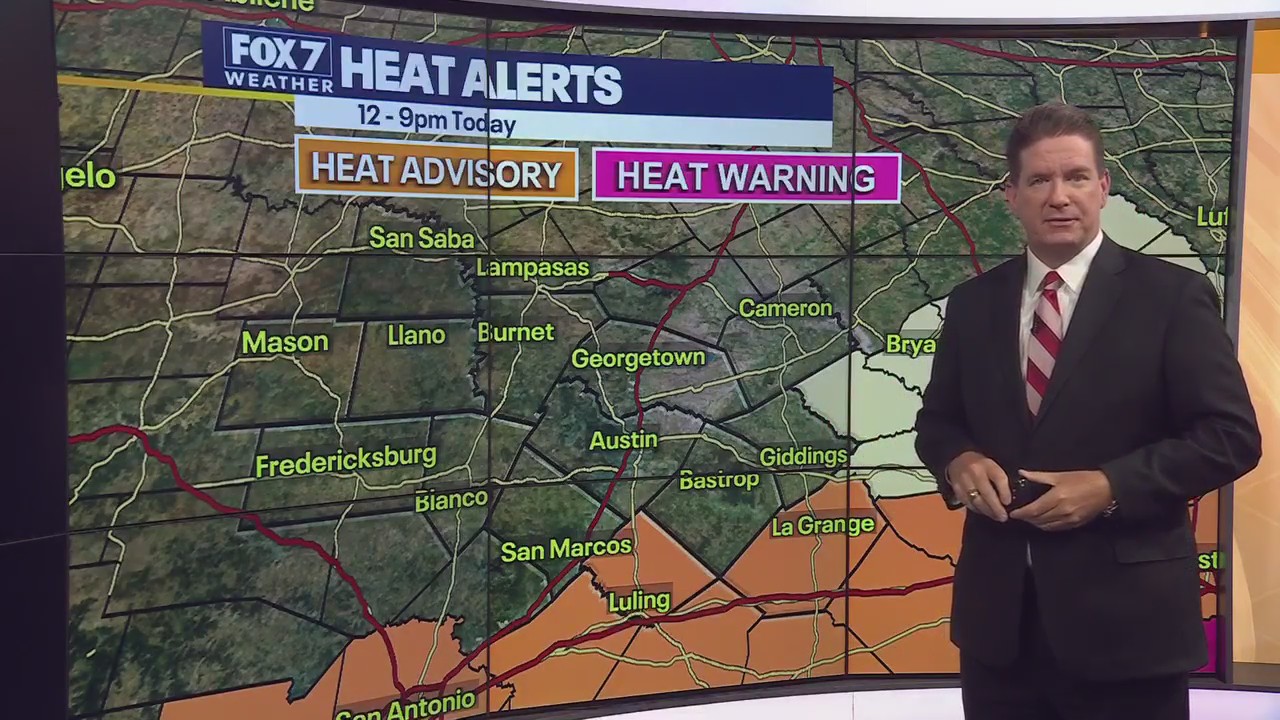 Austin weather: Cooler, but temps still 100?+