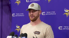Vikings QB Carson Wentz says shoulder 'feels pretty good'