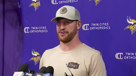 Vikings QB Carson Wentz says shoulder 'feels pretty good'