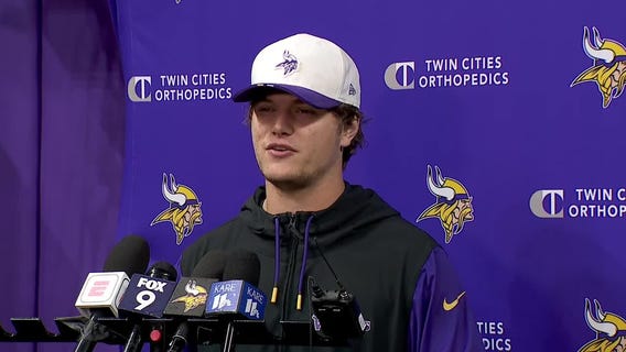 Vikings QB J.J. McCarthy says ankle isn't 100 percent
