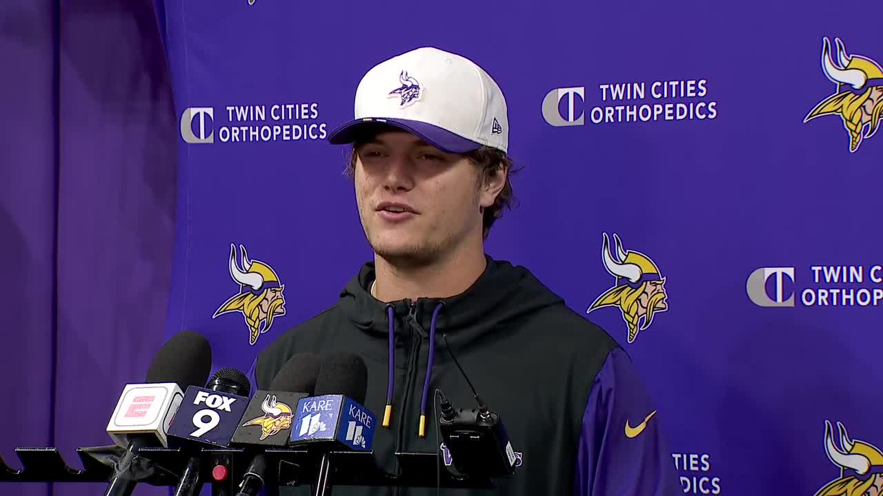 Vikings QB J.J. McCarthy says ankle isn't 100 percent