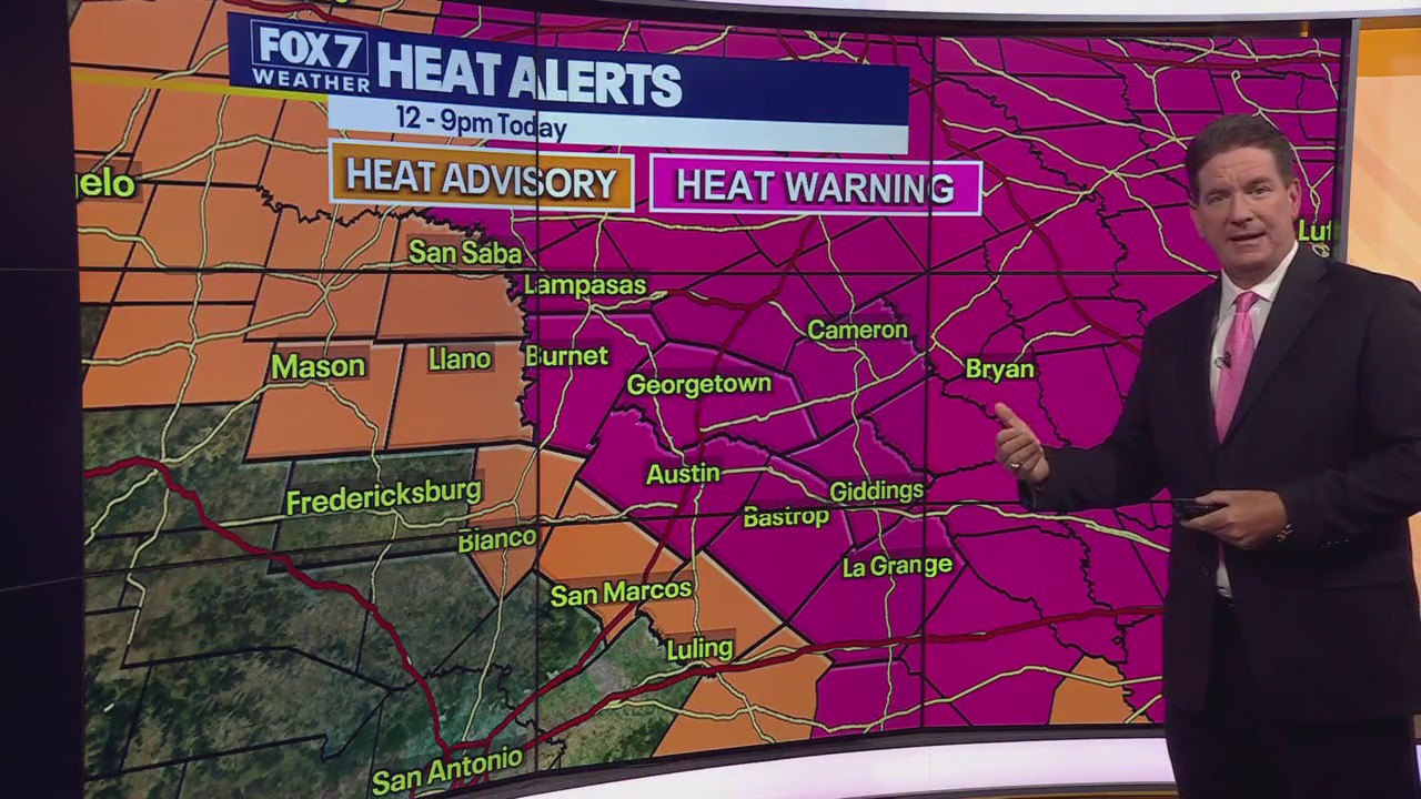 Austin weather: Heat index as high as 110?