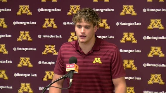 Gophers LB Matt Kingsbury lights up Emmett Johnson