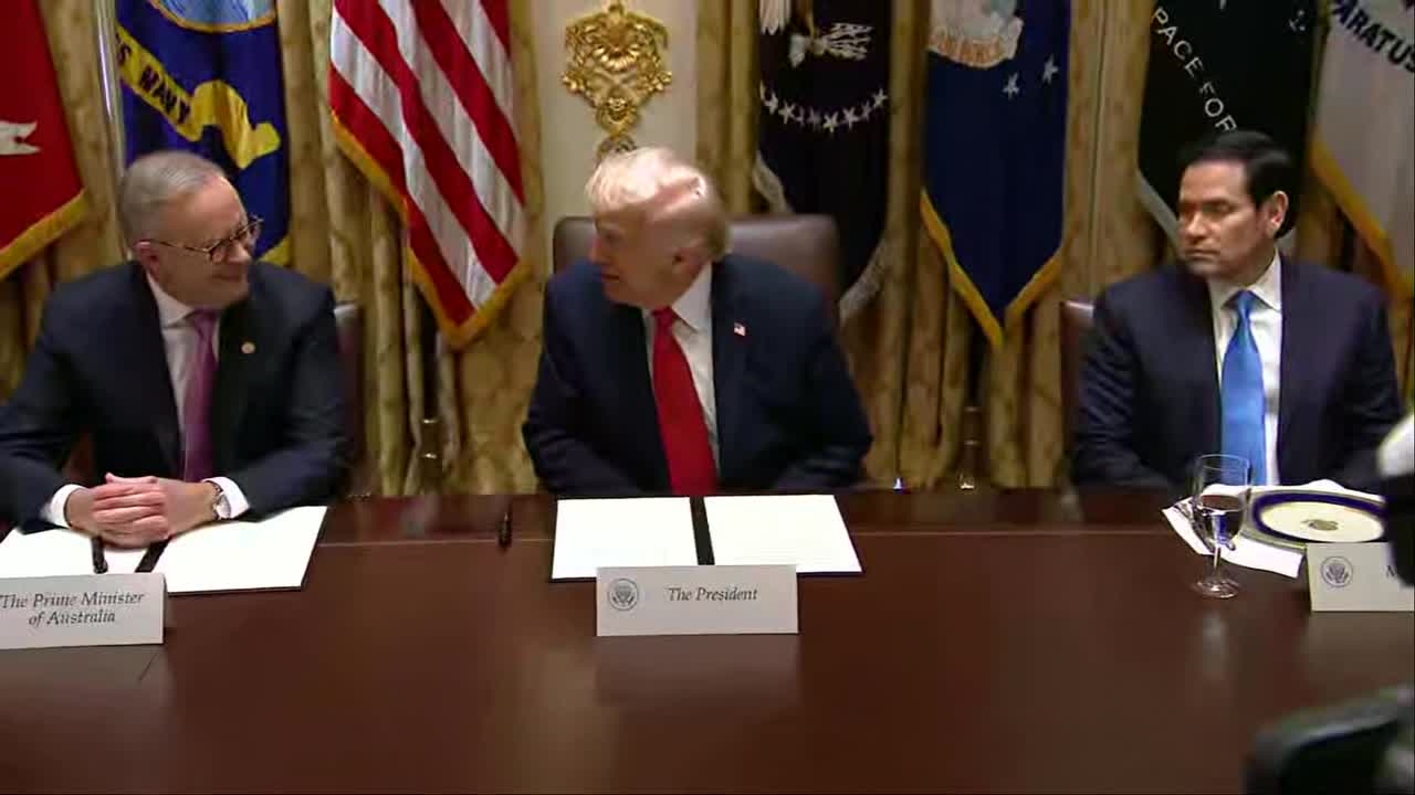 Trump, Australian PM sign rare minerals agreement [FULL]
