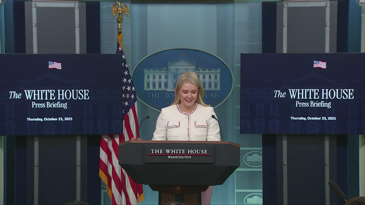 White House press briefing for Oct. 23, 2025 [FULL]