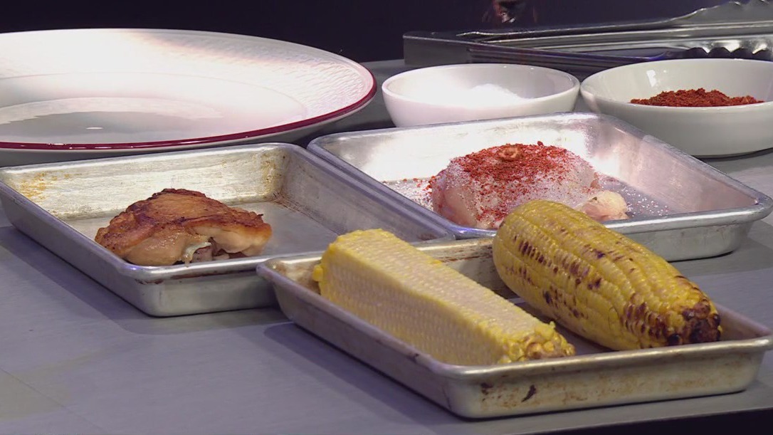 Chicken thighs with The Grey Market