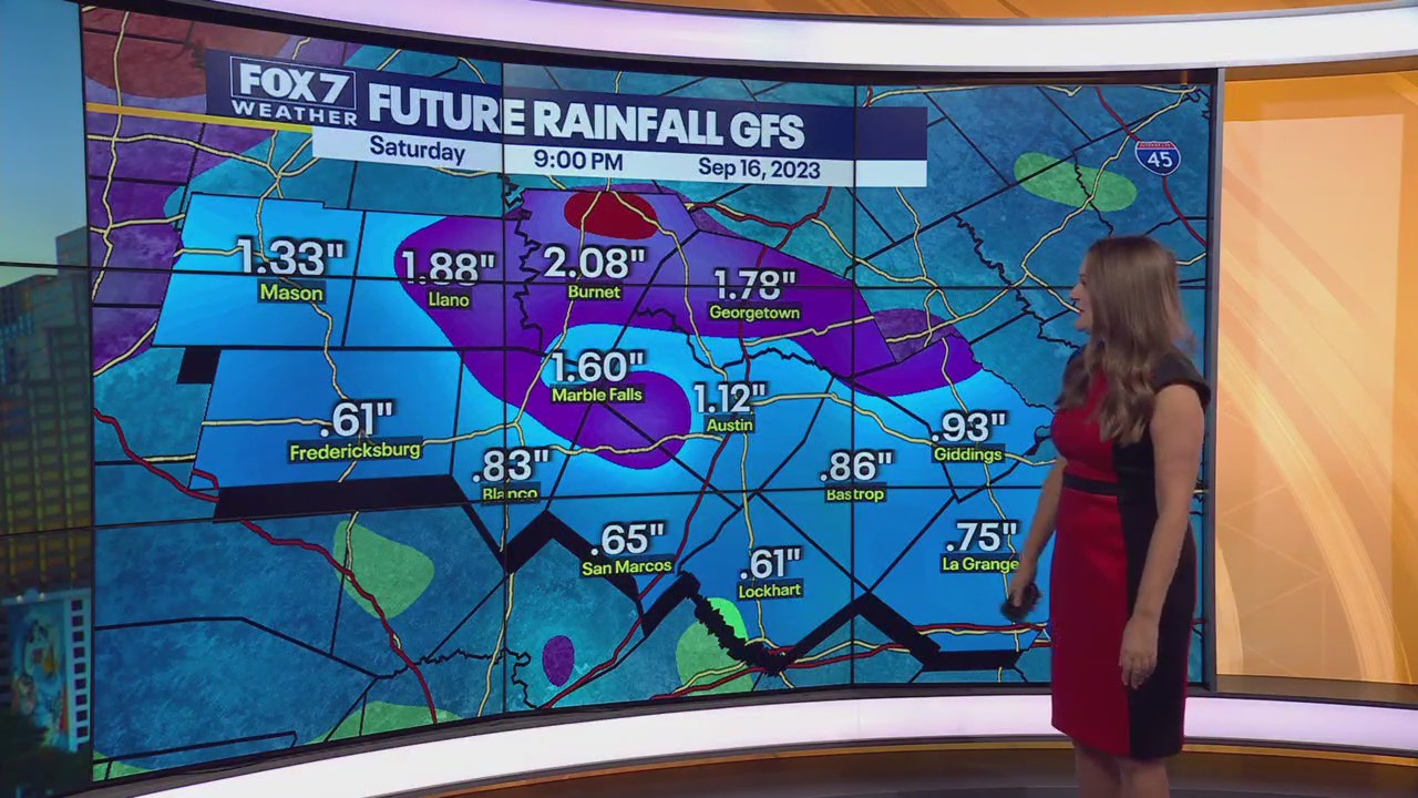 Austin weather: Soggy second half of the week