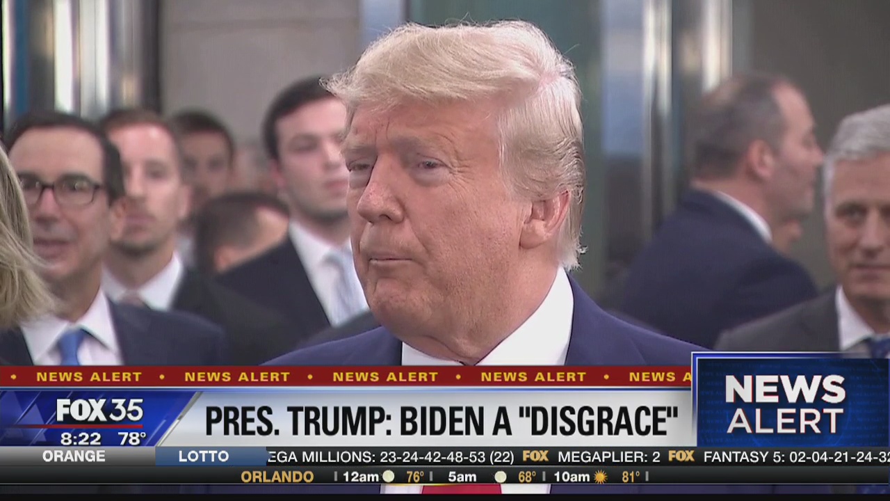 Trump insists he never pressed Ukraine for dirt on Biden