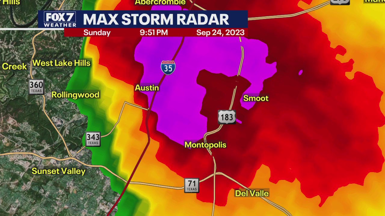 Austin weather: Hail pounds WilCo, Travis Co.