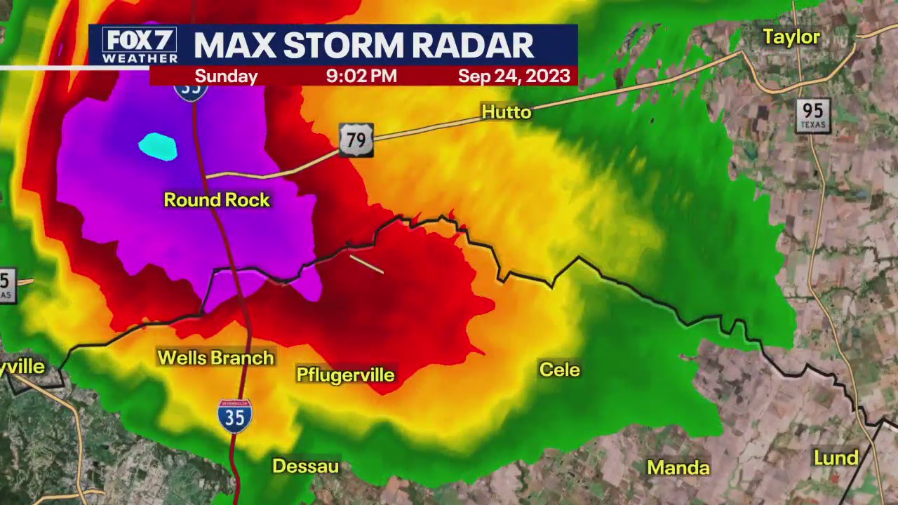 Austin weather: Severe storms across our area