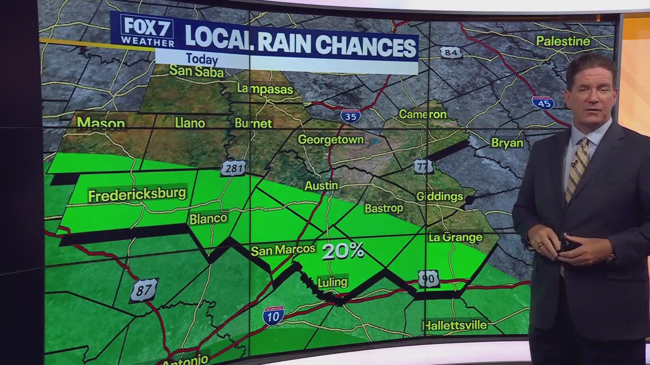 Austin weather: Slight rain chance for some