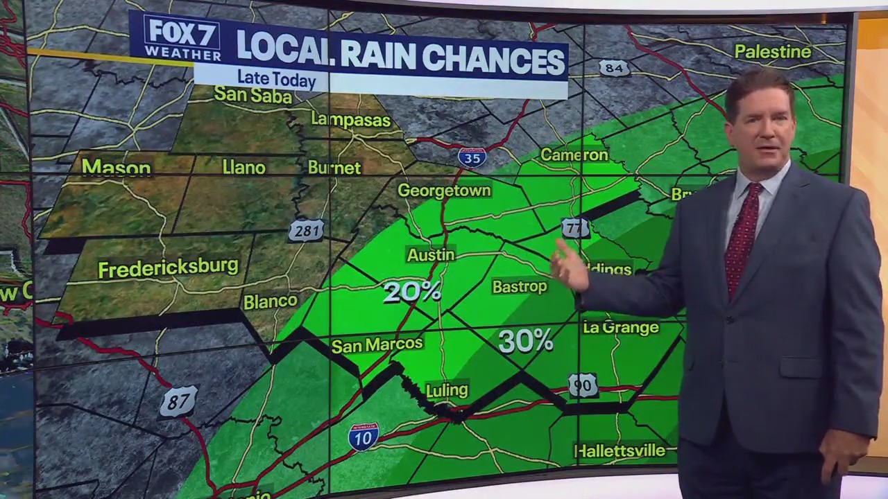 Austin weather: Cold front coming this week