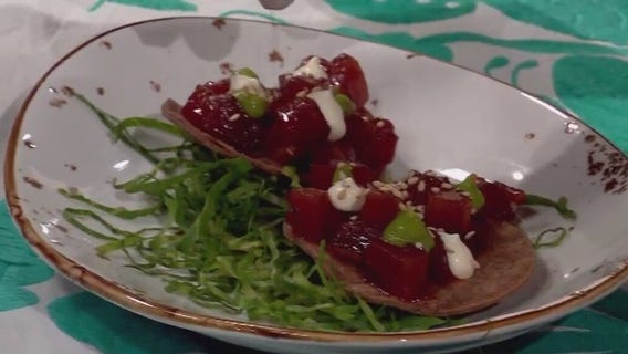 Tostaditas de At?n al Chintextle