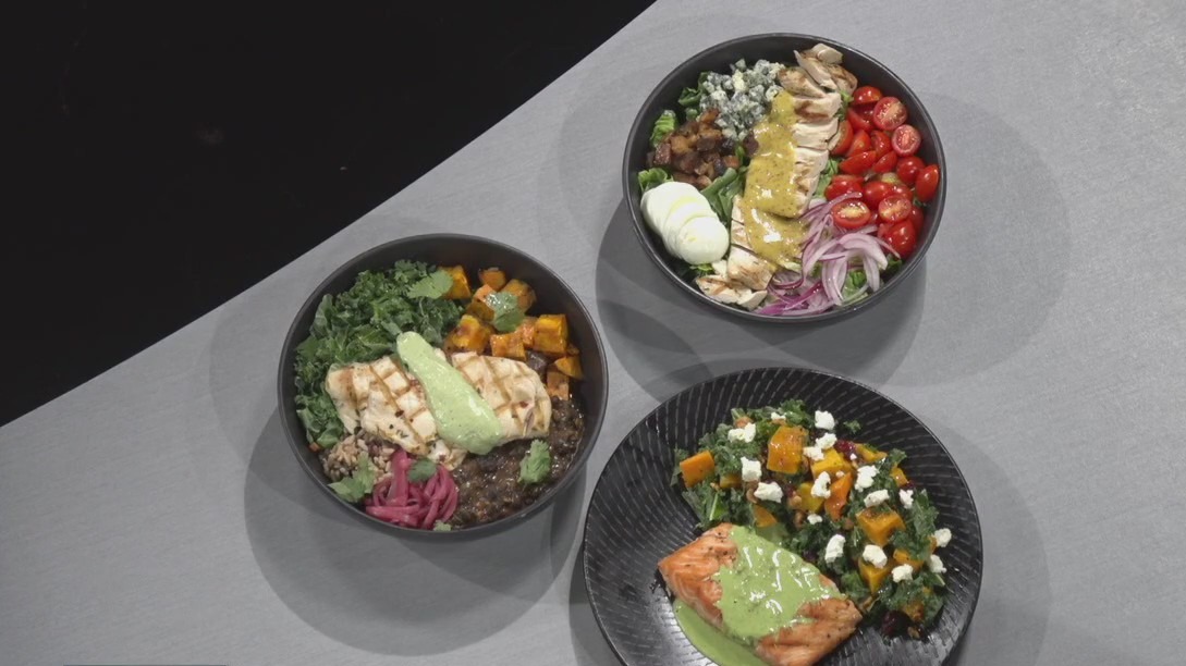 Shrimp burgers with District Kitchen