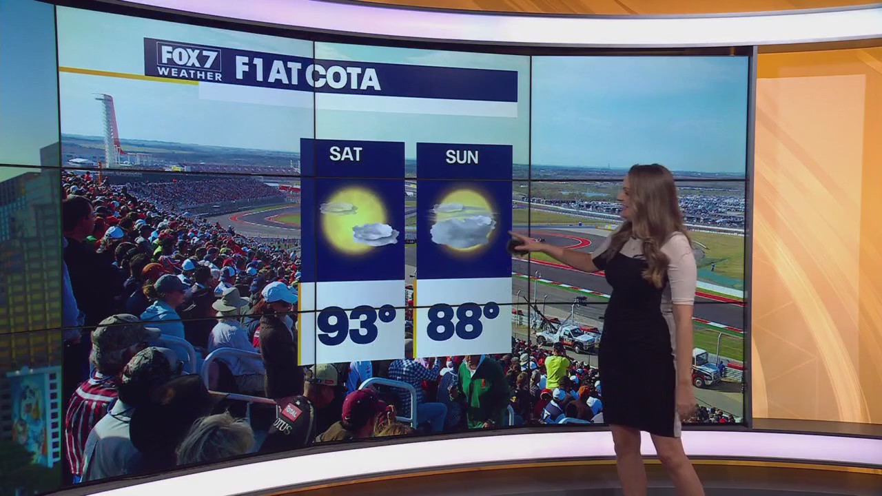 Austin weather: F1 Forecast