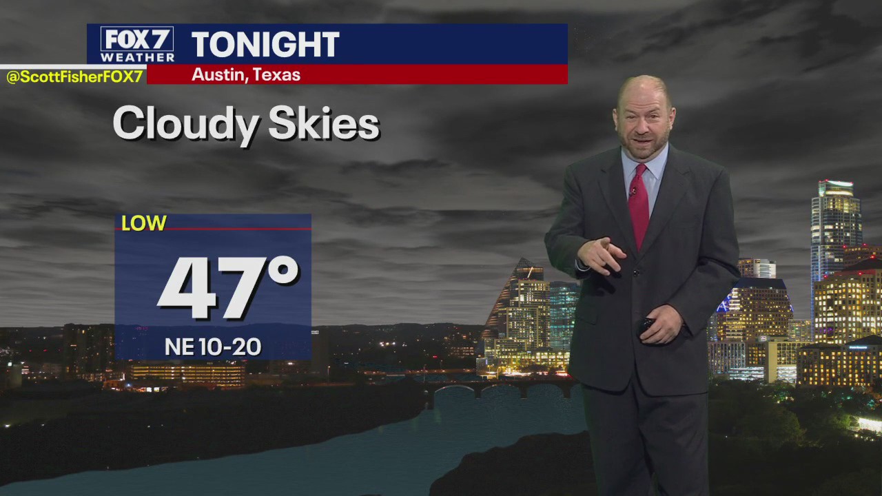 Austin weather: Cooler weather, rain chances