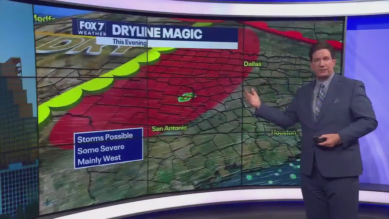 Austin weather: Isolated storms possible Monday