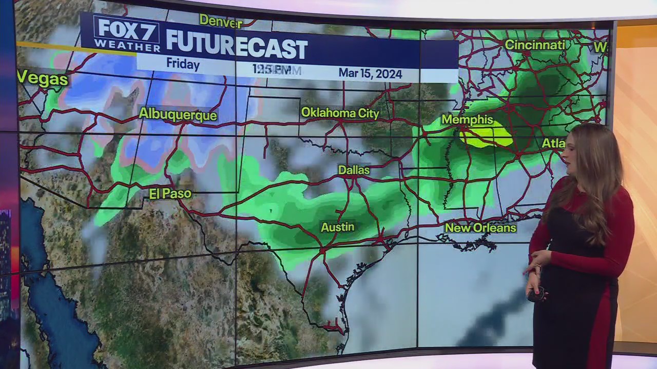 Austin weather: Storms, cold front later this week