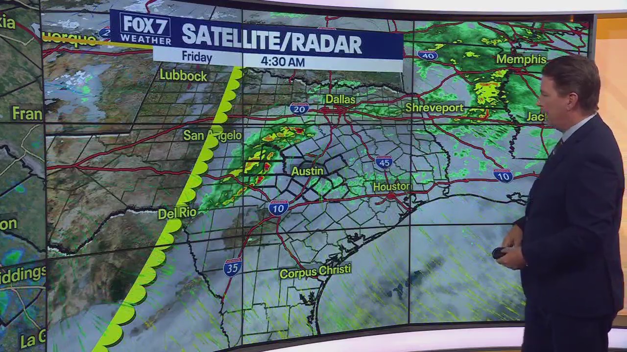 Austin weather: Morning rain, cooler weekend