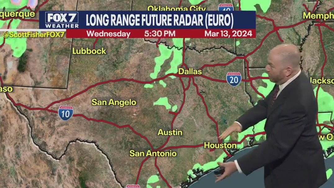 Austin weather: Soggy days ahead