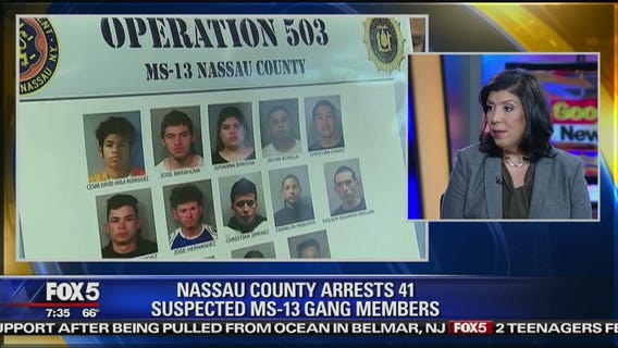 Take Down of 41 MS-13 Members