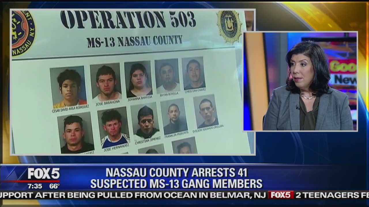 Take Down of 41 MS-13 Members