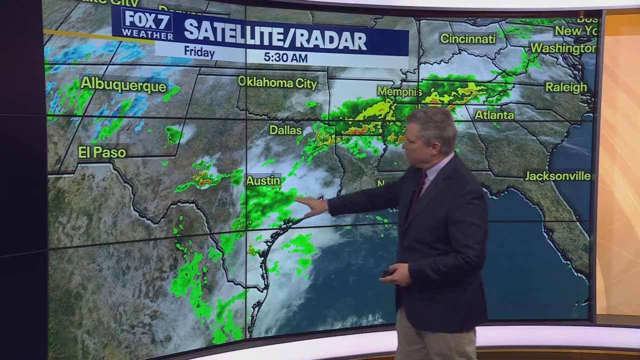 Austin weather: Stormy weekend