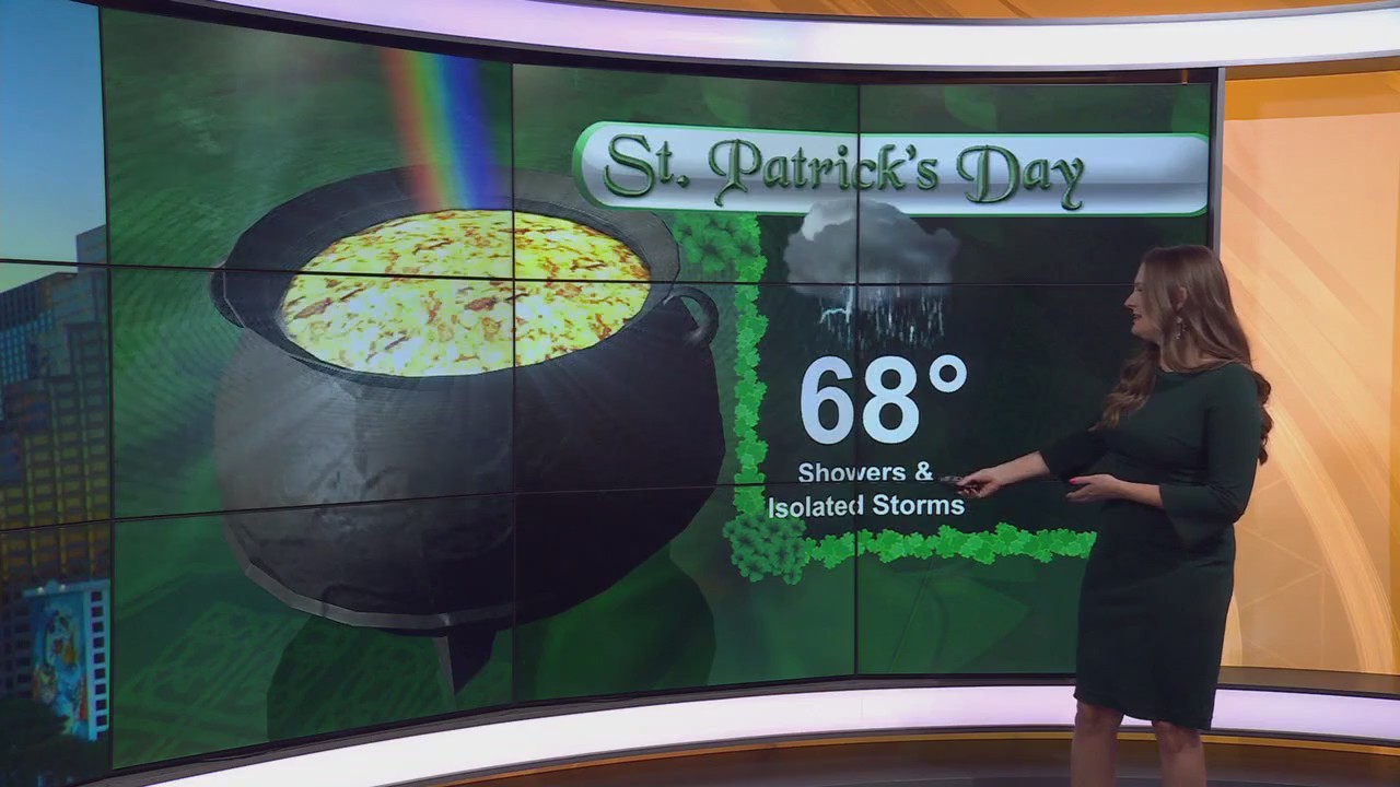 Austin weather: Gray St. Patrick's Day