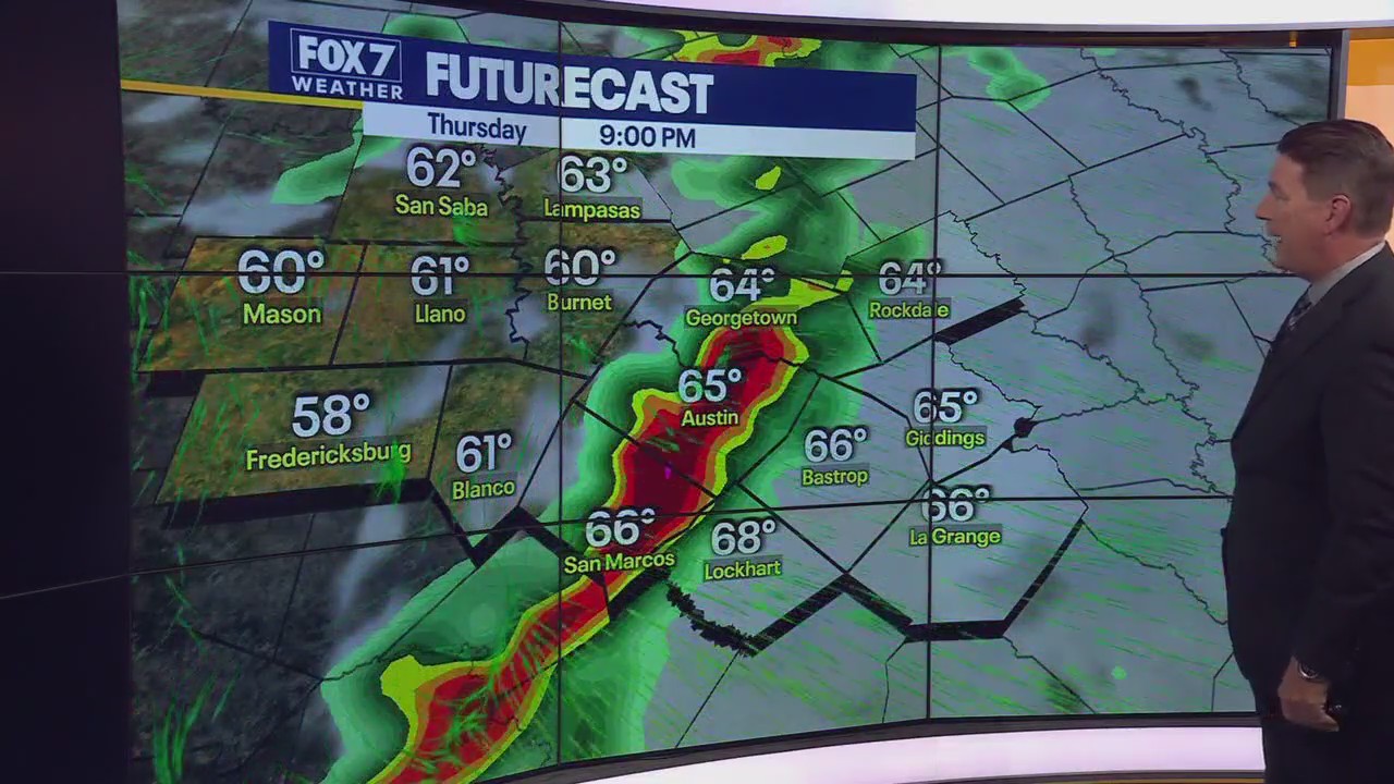 Austin weather: Storm chances increasing Thursday