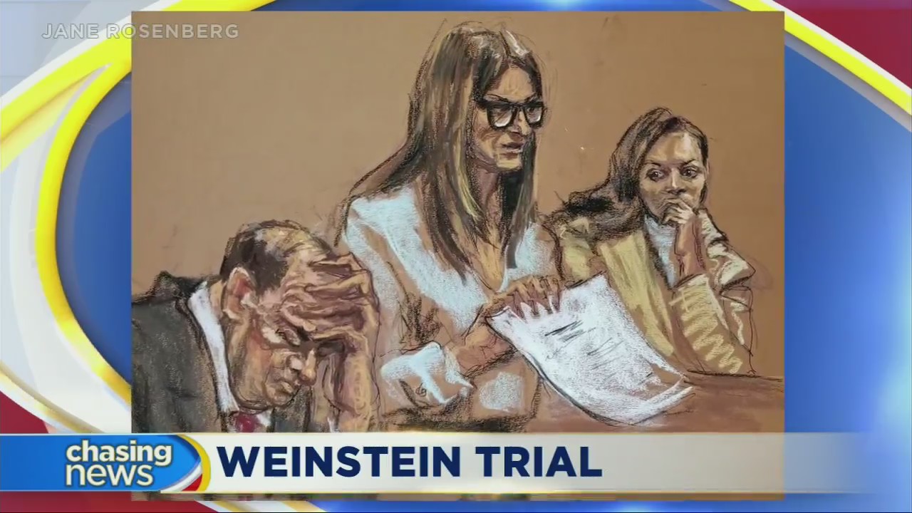 Weinstein accuser cross-examined a day after panic attack