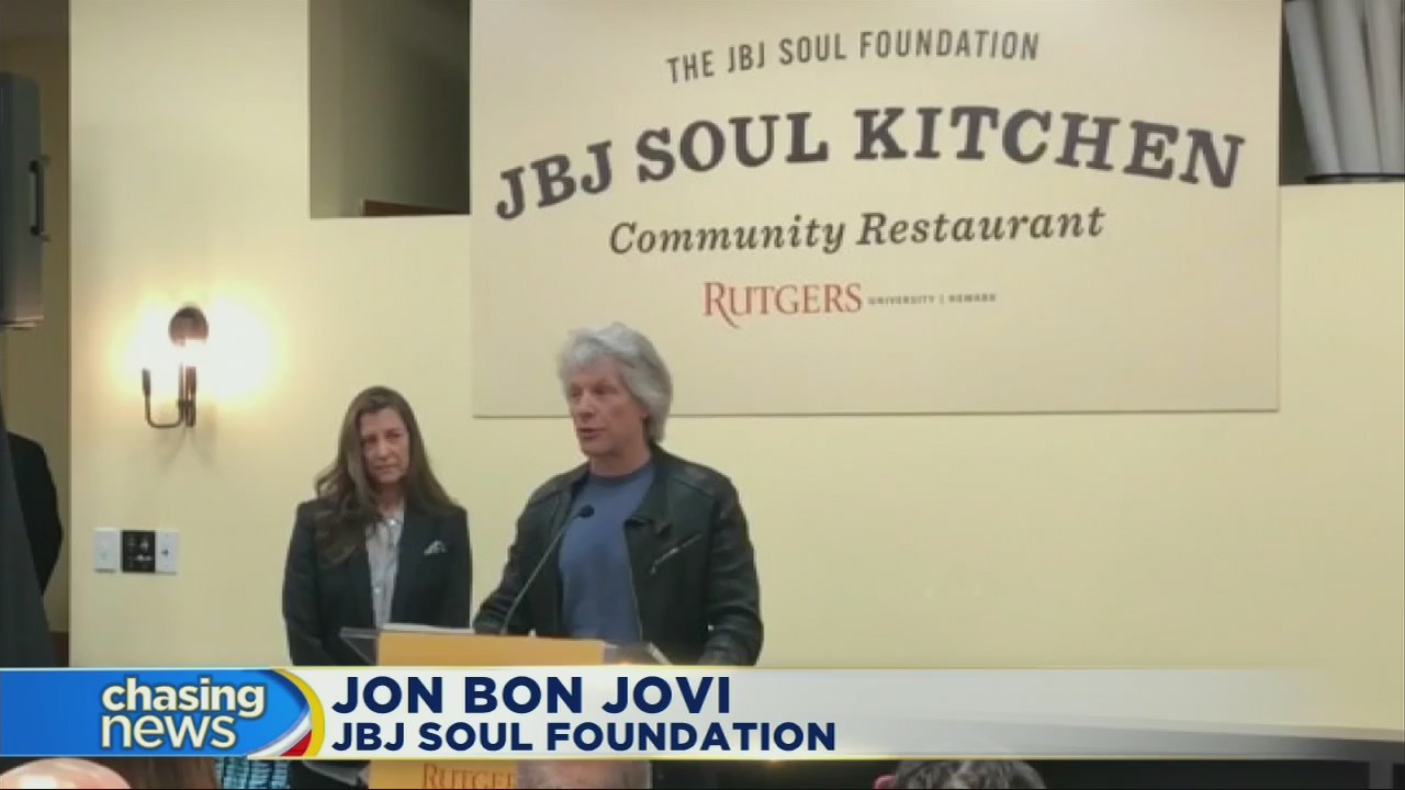 Jon Bon Jovi opens third community kitchen