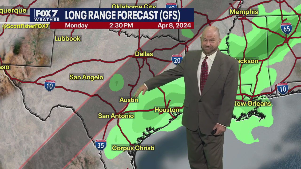 Austin weather: Storms during eclipse?