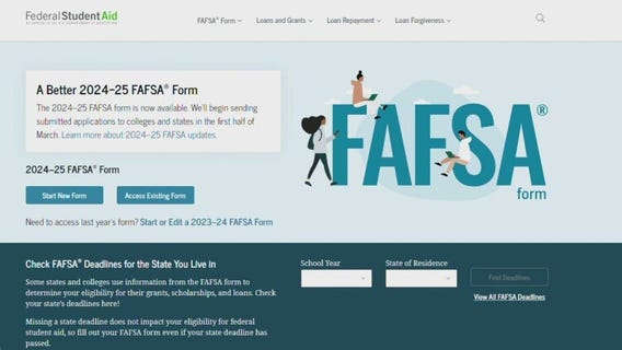 New FAFSA form has technical issues