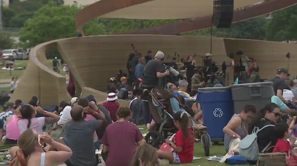 Eclipse viewing party at Long Center