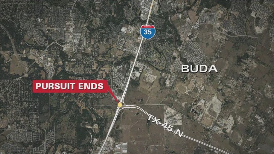 Buda car chase ends with arrest