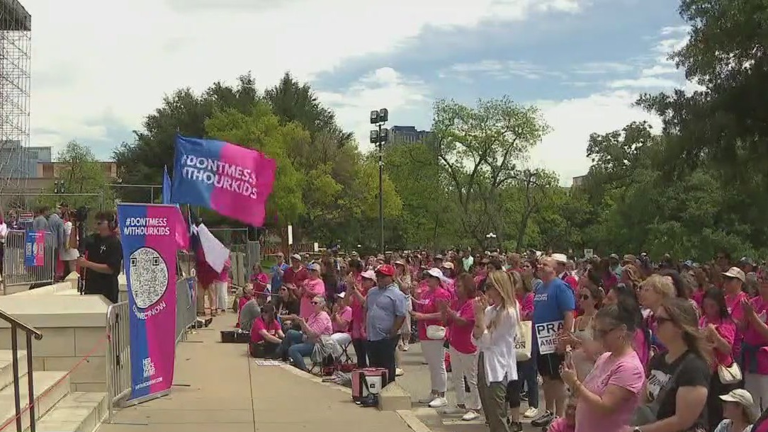 'Don't Mess With Our Kids' rally at Capitol