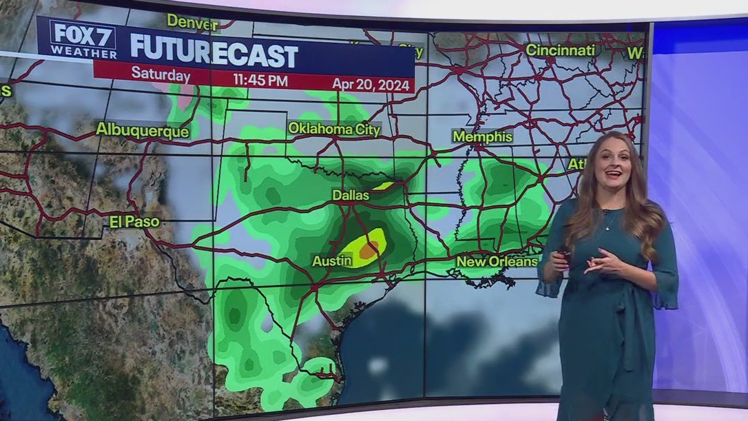 Austin weather: 100% chance of rain Saturday