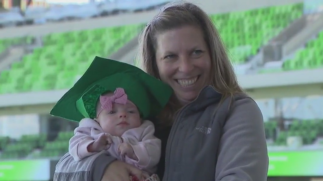 NICU graduate reunion at Q2 Stadium